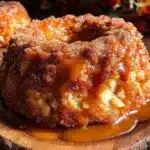 brown butter apple cider donut cake - featured image