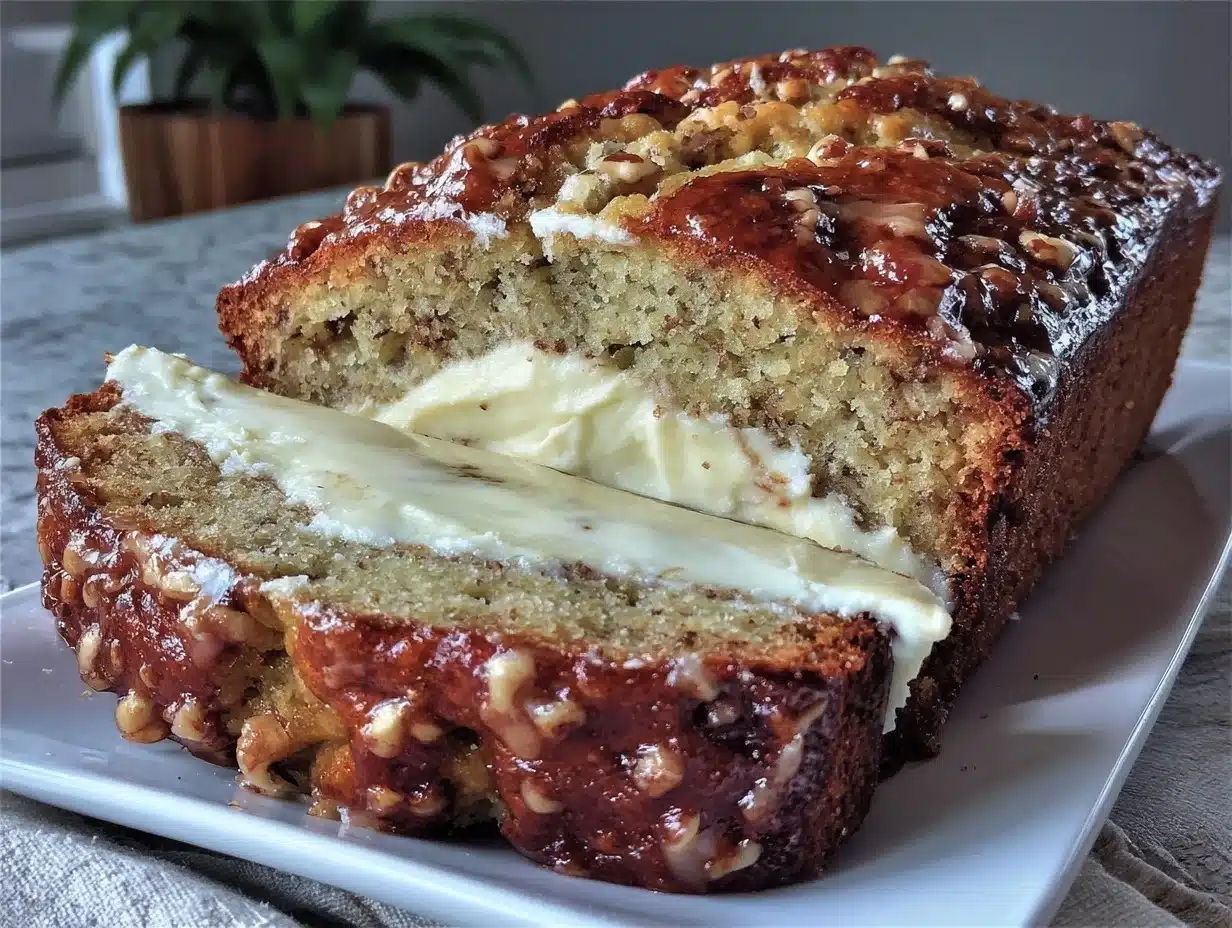 brown butter banana bread - featured image