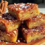 brown butter snickerdoodle blondies - featured image