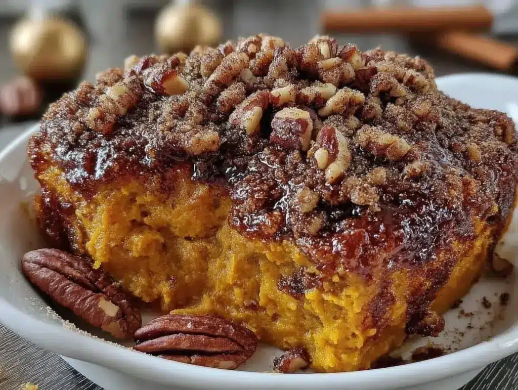 brown butter sweet potato casserole - featured image