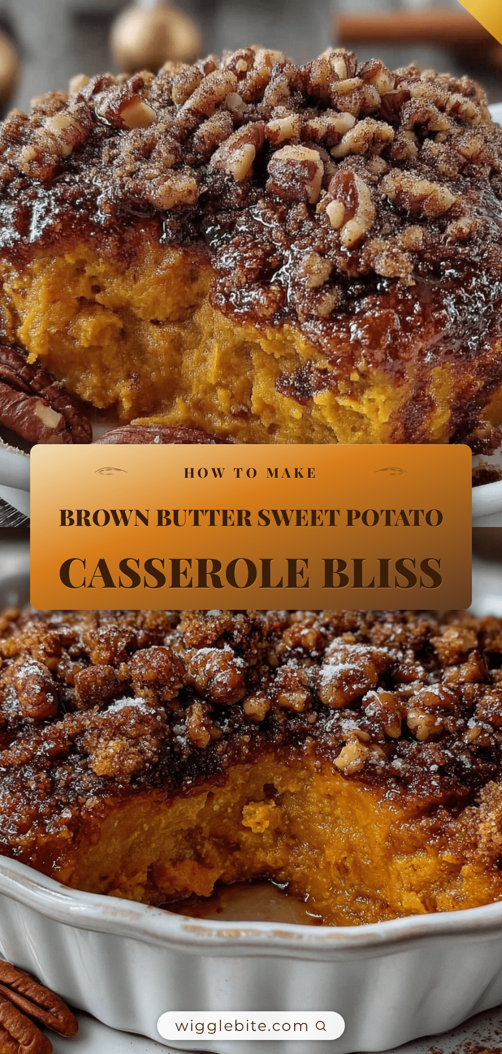 brown butter sweet potato casserole recipe