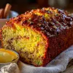 brown butter zucchini banana bread - featured image