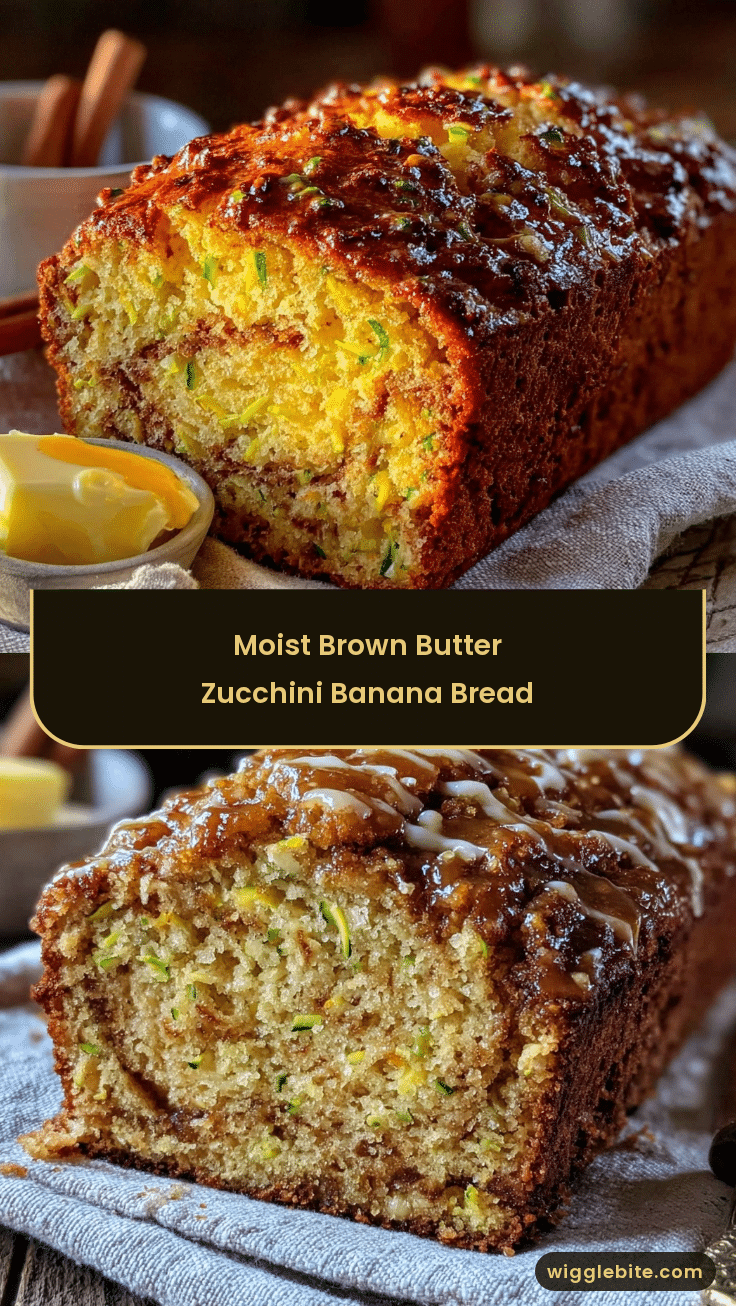 brown butter zucchini banana bread recipe