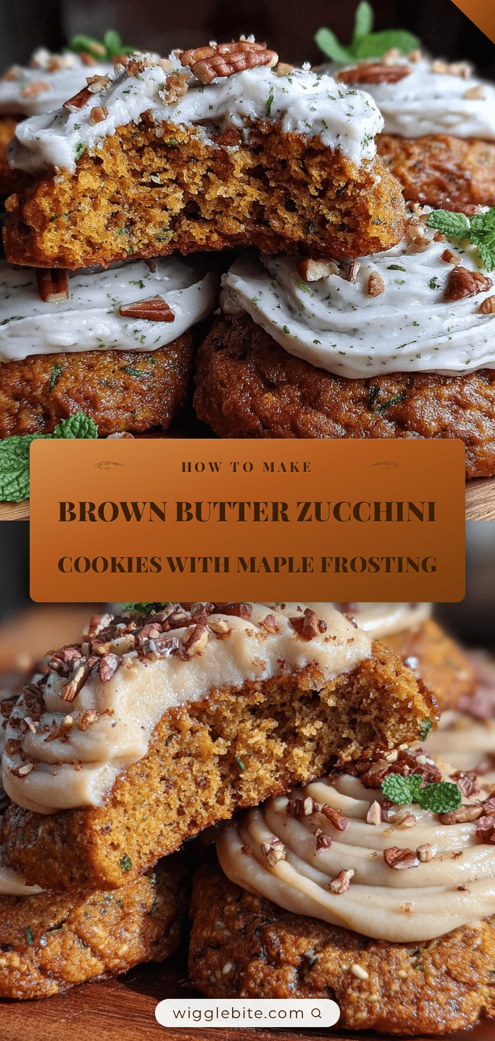 brown butter zucchini cookies recipe