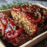 brown sugar glazed meatloaf - featured image