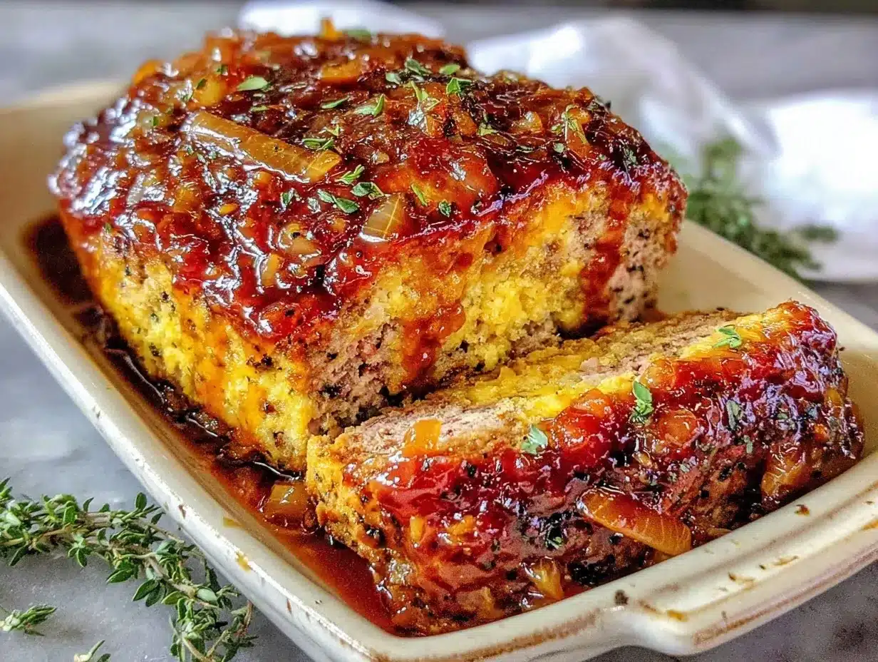 brown sugar glazed meatloaf preparation steps