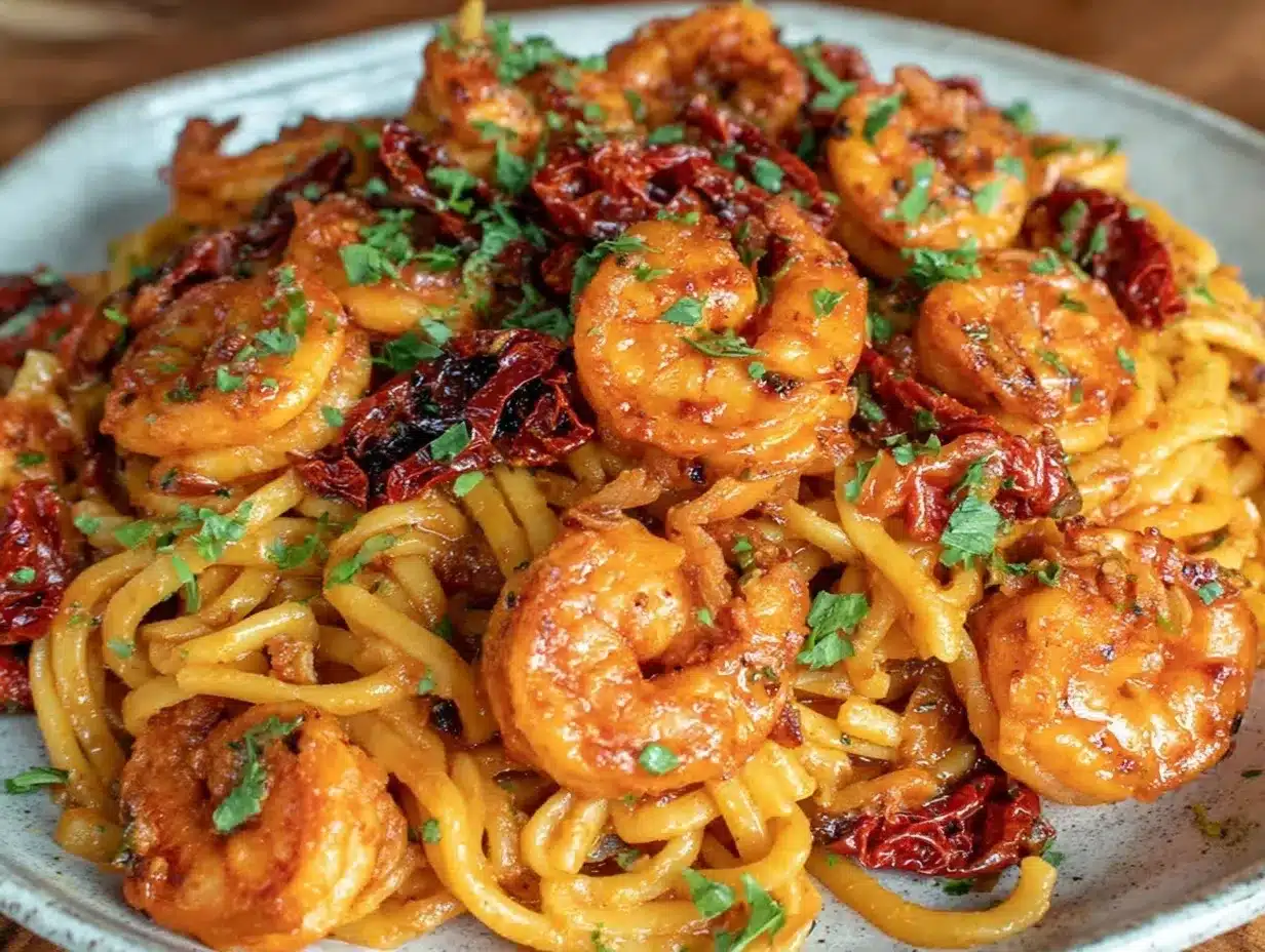 cajun butter shrimp pasta preparation steps