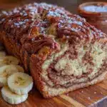 chocolate swirl banana bread - featured image