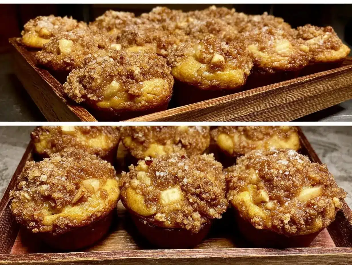 cozy apple cinnamon muffins preparation steps