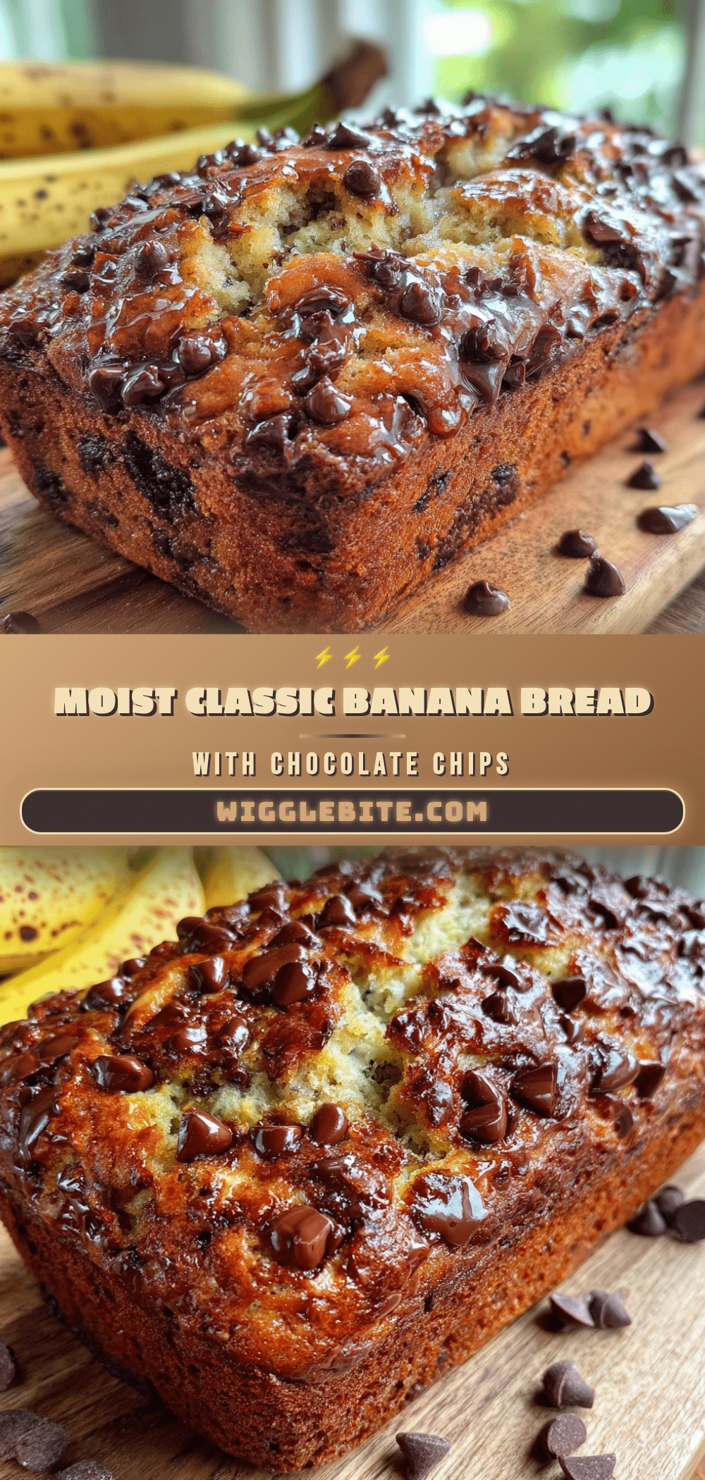 cozy classic banana bread with chocolate chips recipe