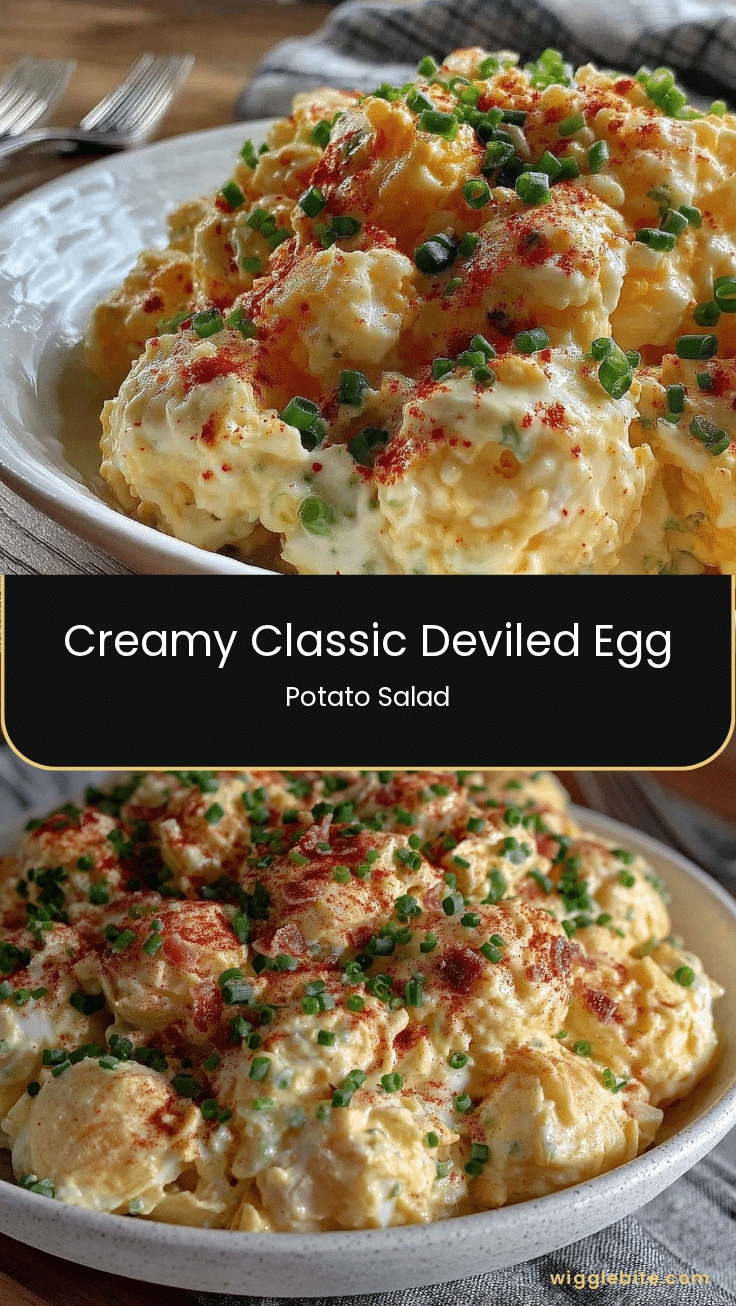 creamy classic deviled egg potato salad recipe