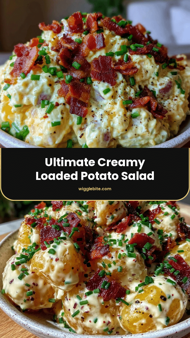 creamy classic loaded potato salad recipe