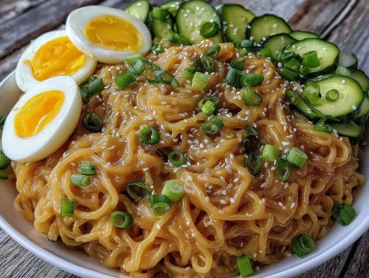 creamy cold sesame noodles preparation steps