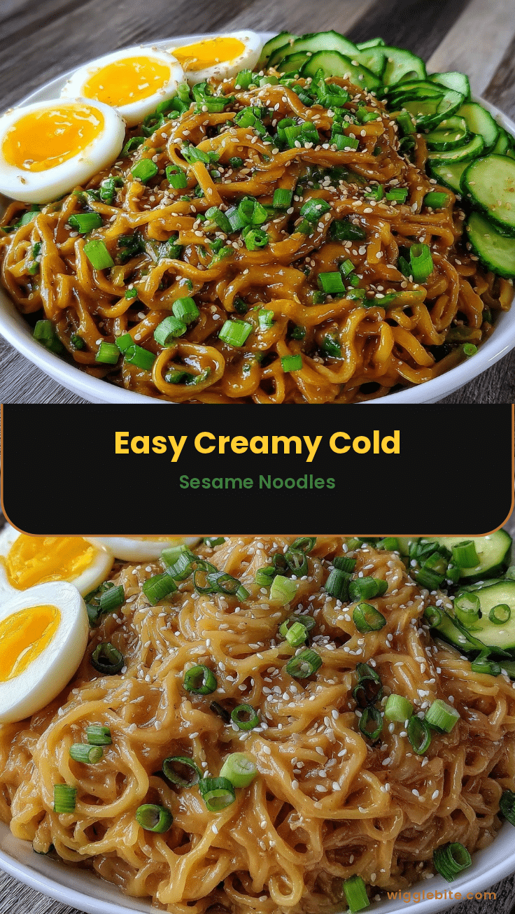 creamy cold sesame noodles recipe