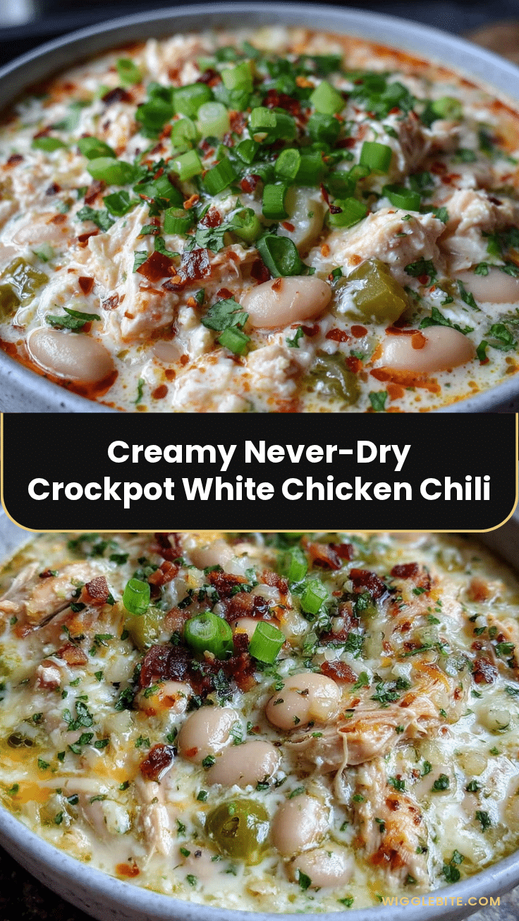 creamy crockpot white chicken chili recipe