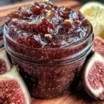 creamy fig jam - featured image
