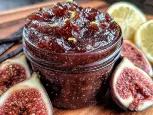 creamy fig jam - featured image