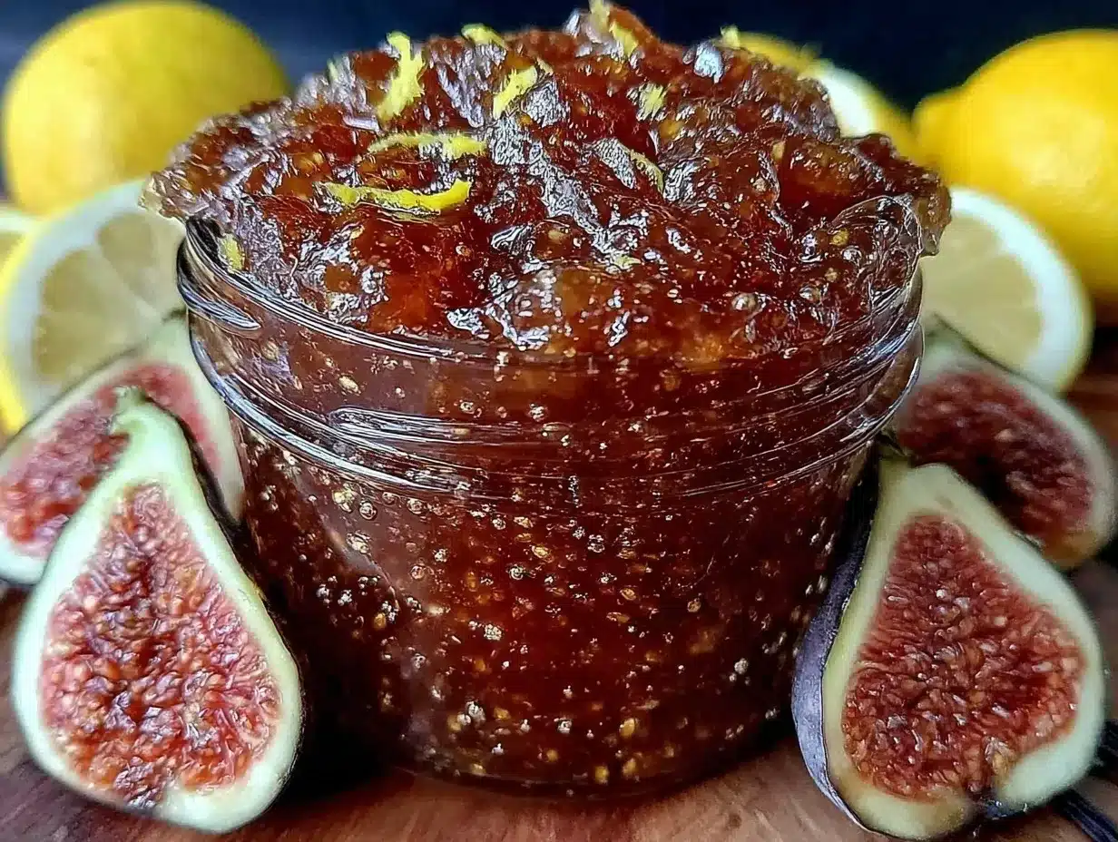 creamy fig jam preparation steps