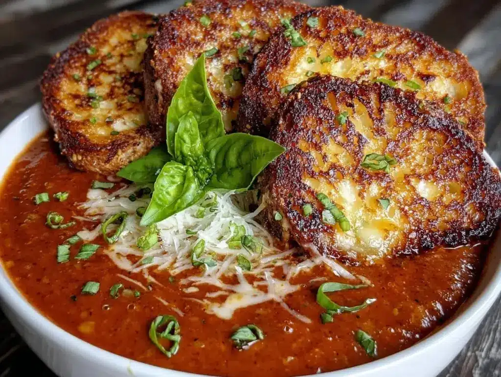creamy fresh tomato basil soup - featured image