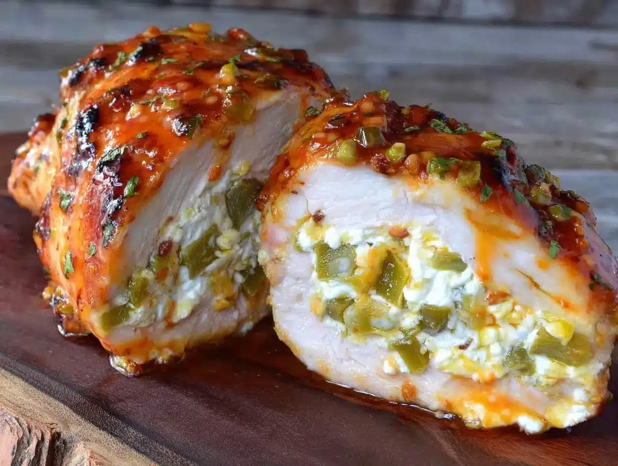 creamy hatch green chile stuffed chicken breast preparation steps