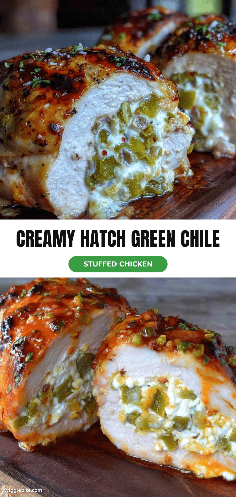 creamy hatch green chile stuffed chicken breast recipe