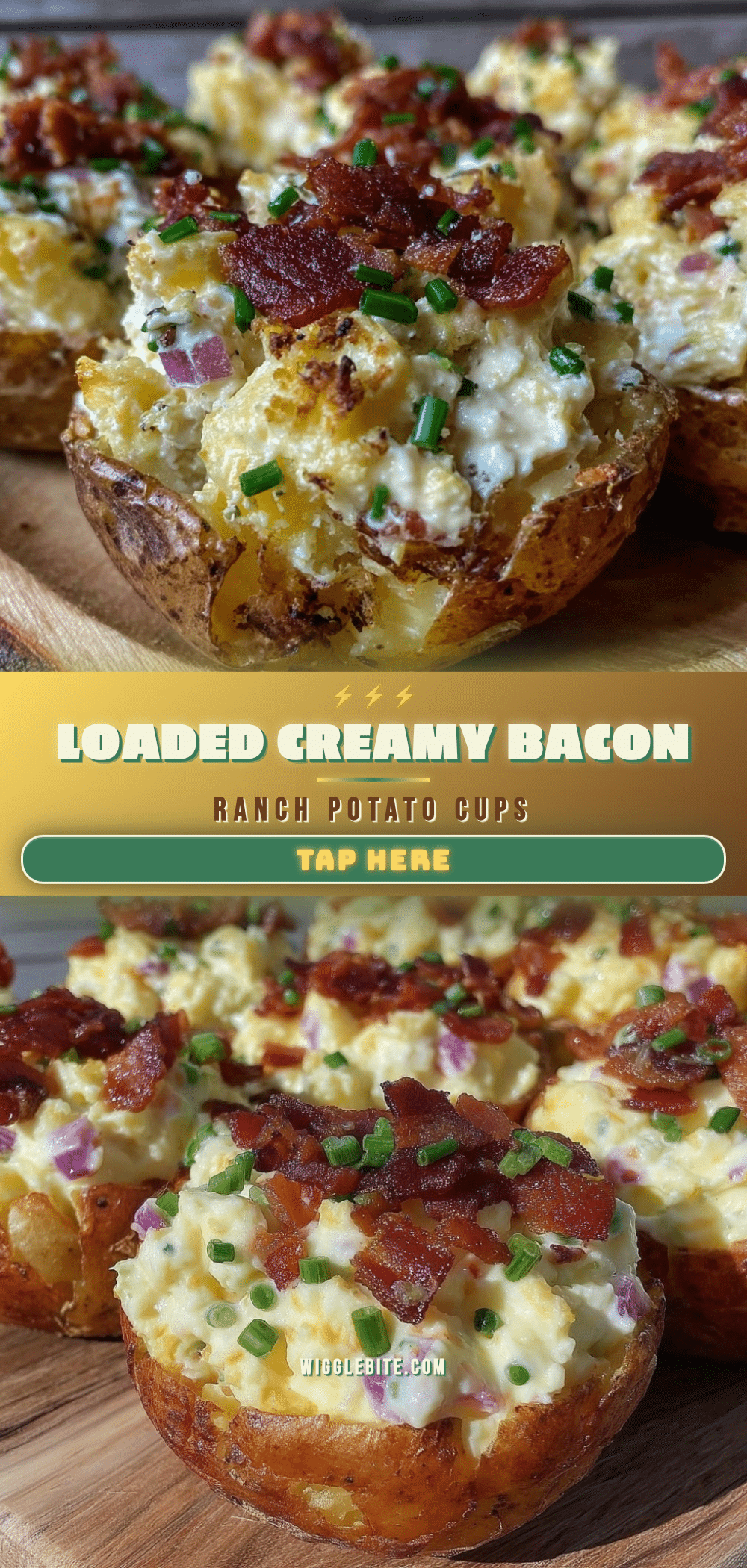 creamy loaded bacon ranch potato salad cups recipe