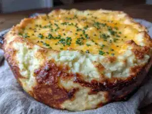 creamy make-ahead mashed potato casserole - featured image