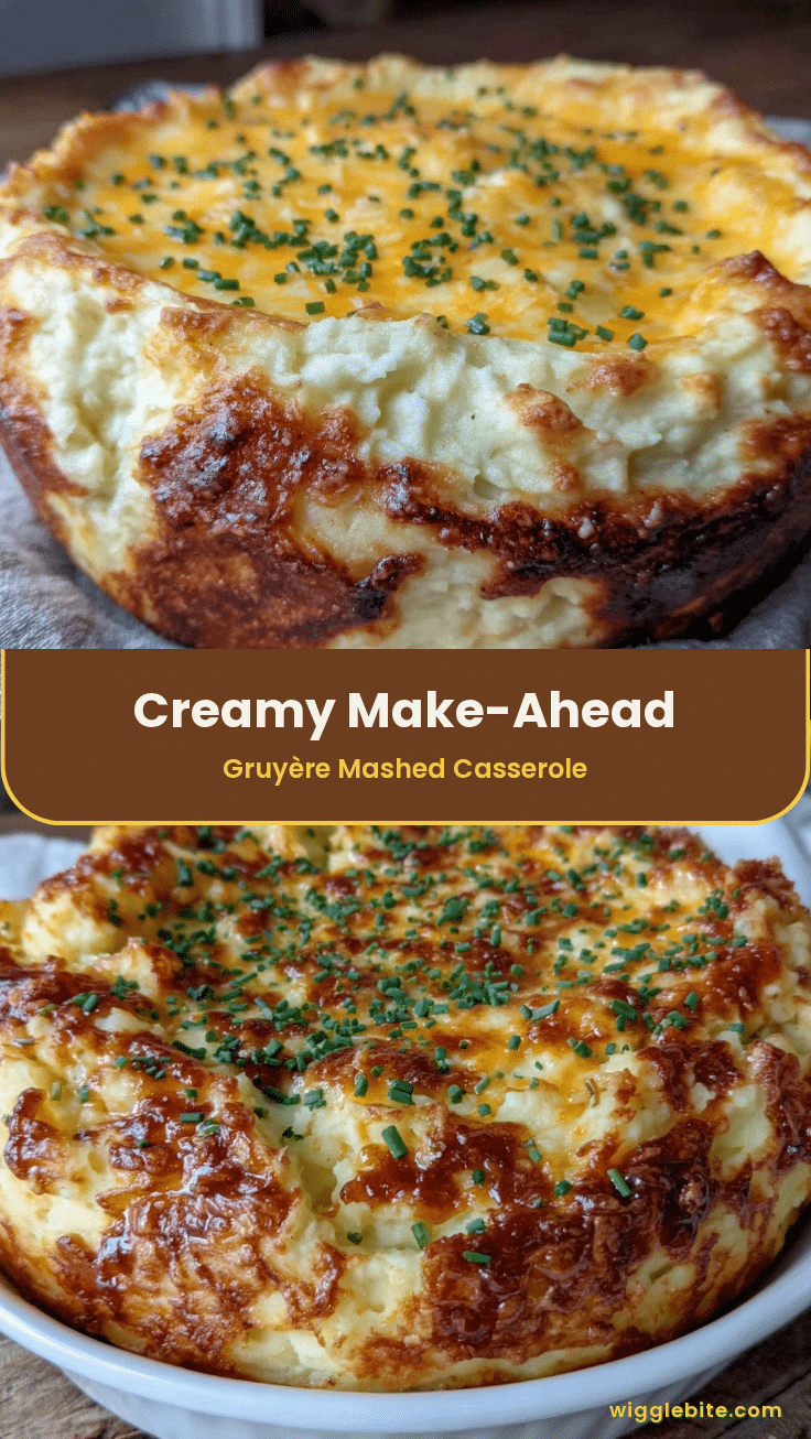 creamy make-ahead mashed potato casserole recipe