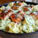 creamy marry me chicken tortellini - featured image
