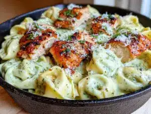 creamy marry me chicken tortellini - featured image