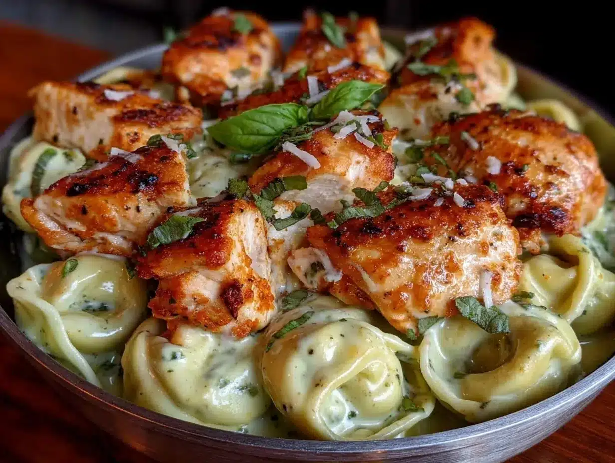creamy marry me chicken tortellini preparation steps
