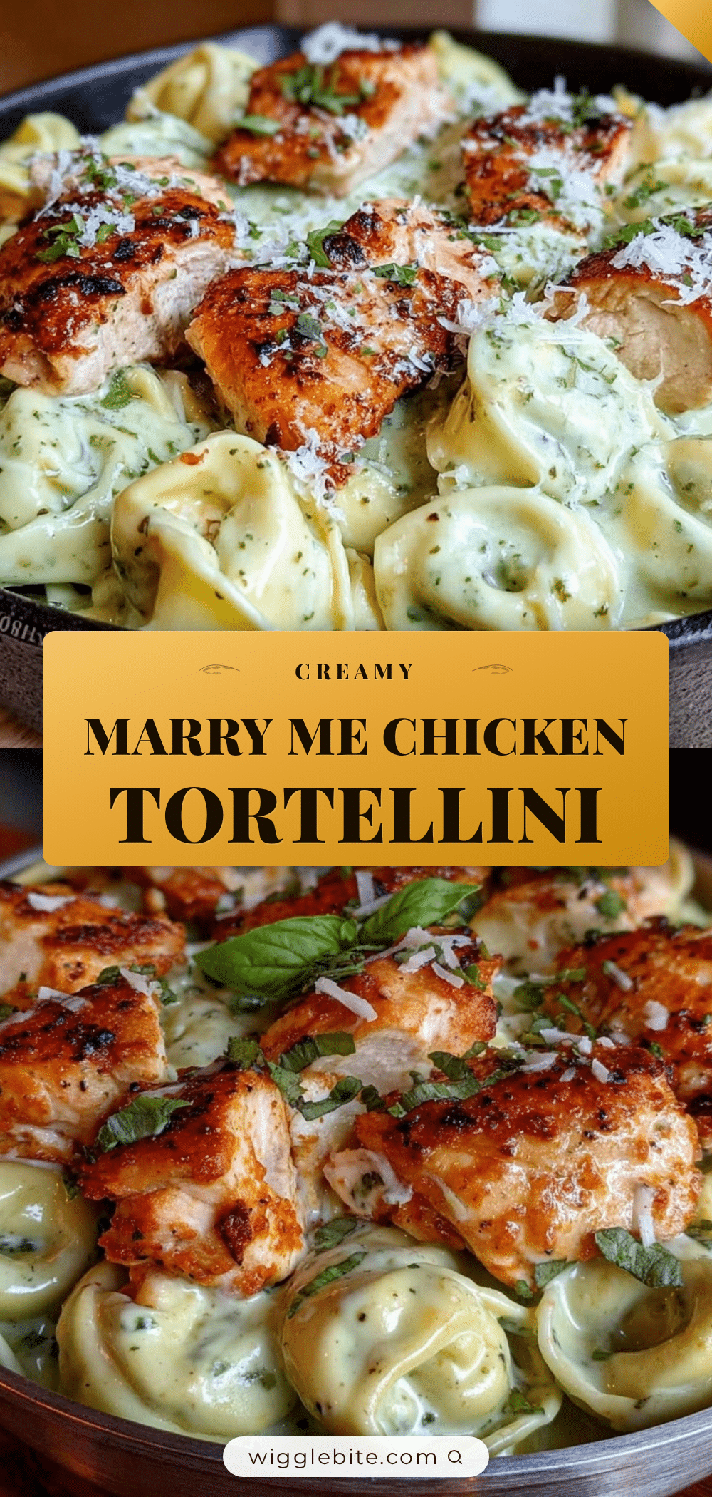 creamy marry me chicken tortellini recipe