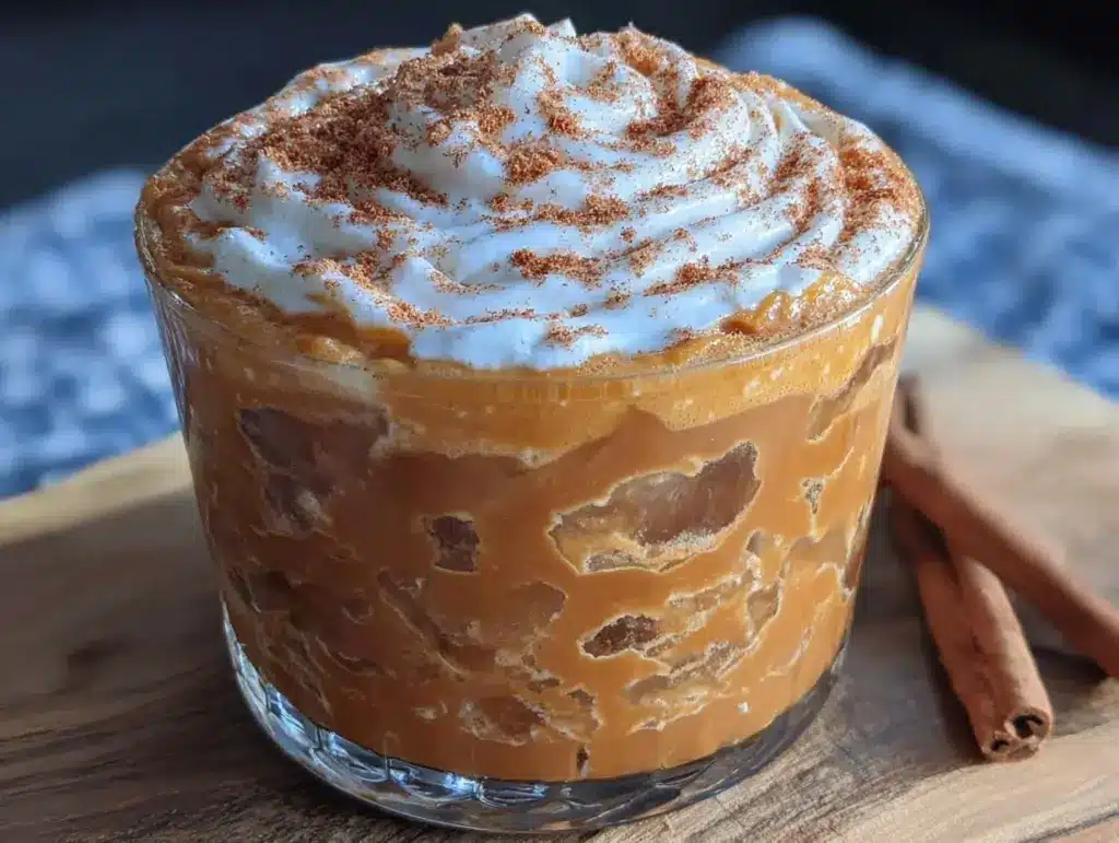 creamy pumpkin cold foam latte - featured image