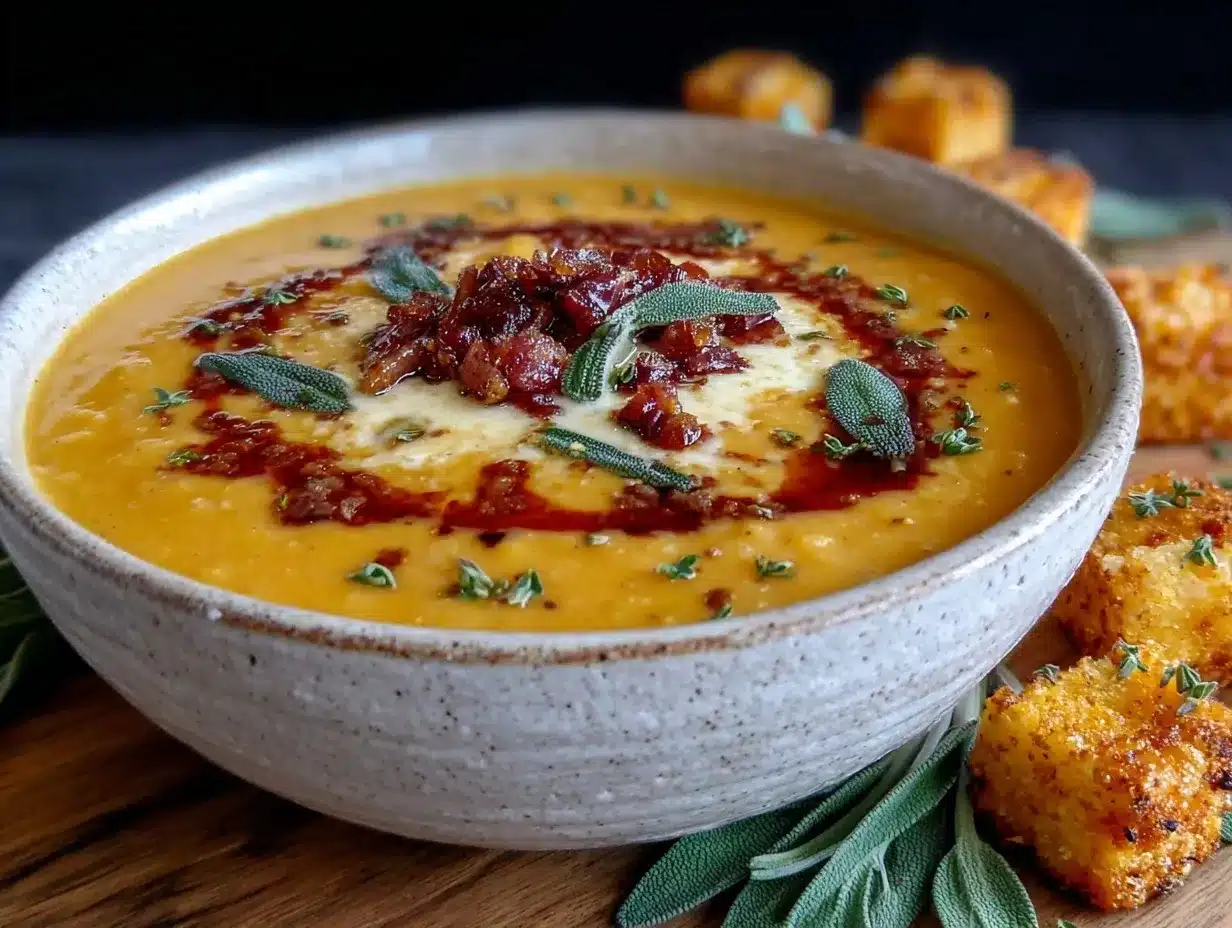 creamy roasted butternut squash soup preparation steps
