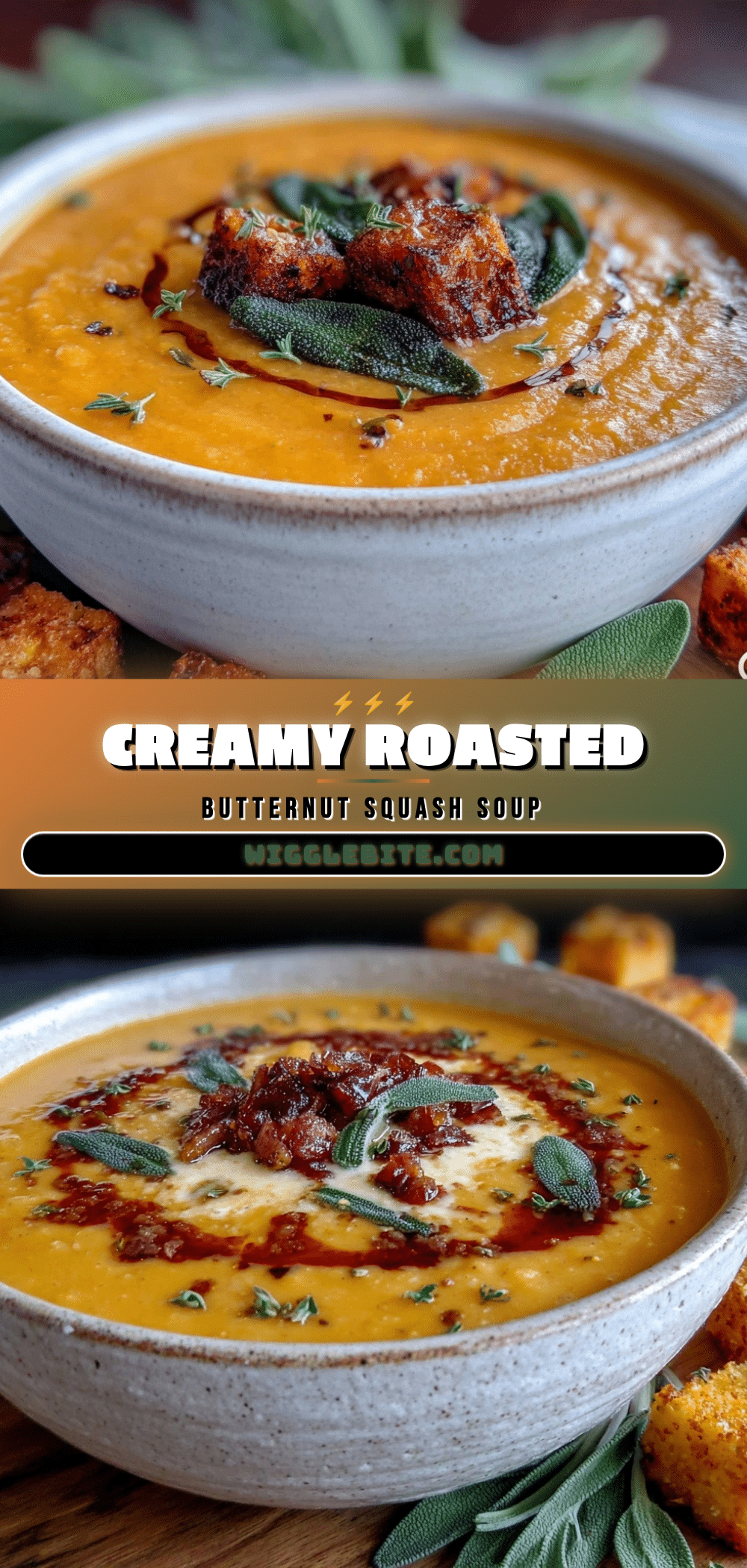 creamy roasted butternut squash soup recipe