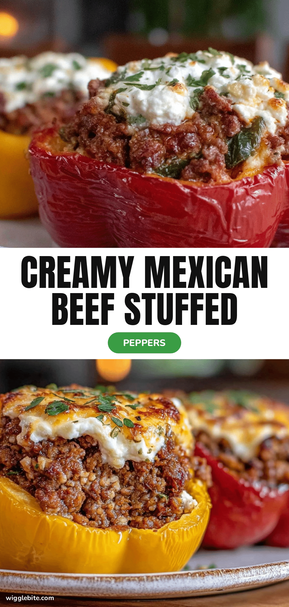 creamy stuffed bell peppers recipe