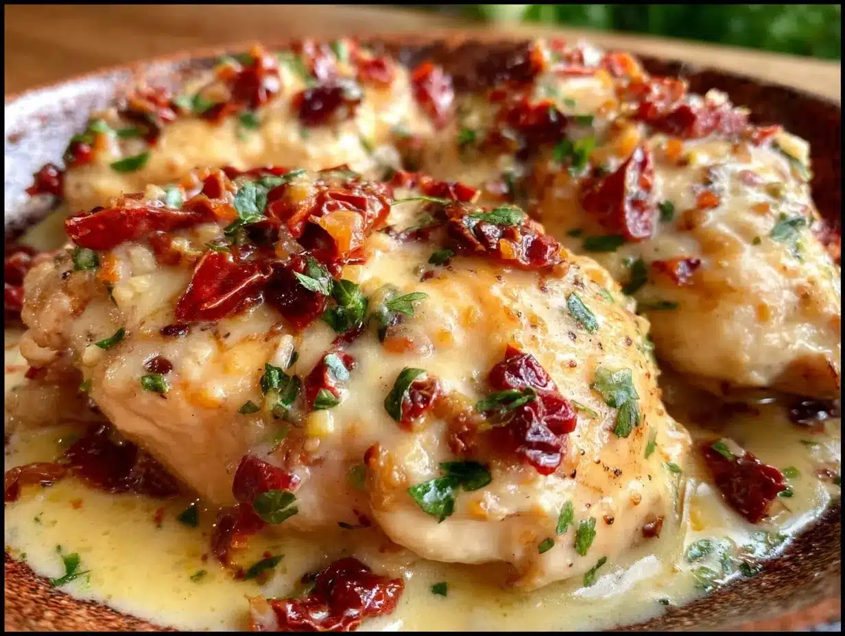 creamy tuscan chicken preparation steps