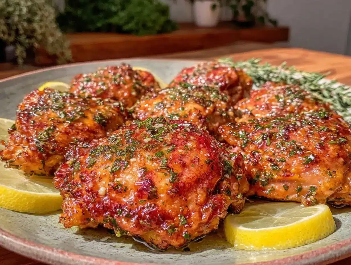 crispy air fryer chicken thighs preparation steps