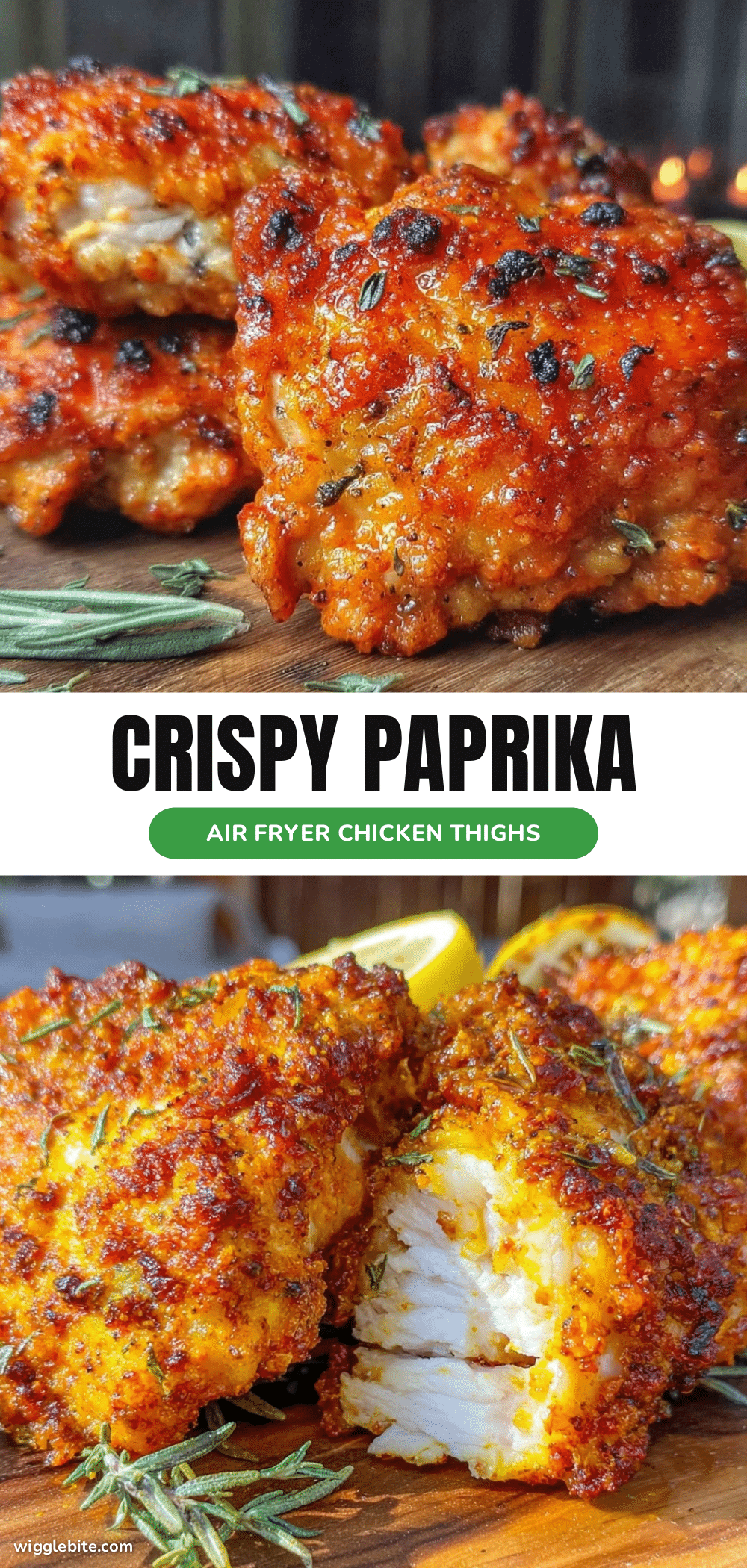 crispy air fryer chicken thighs recipe