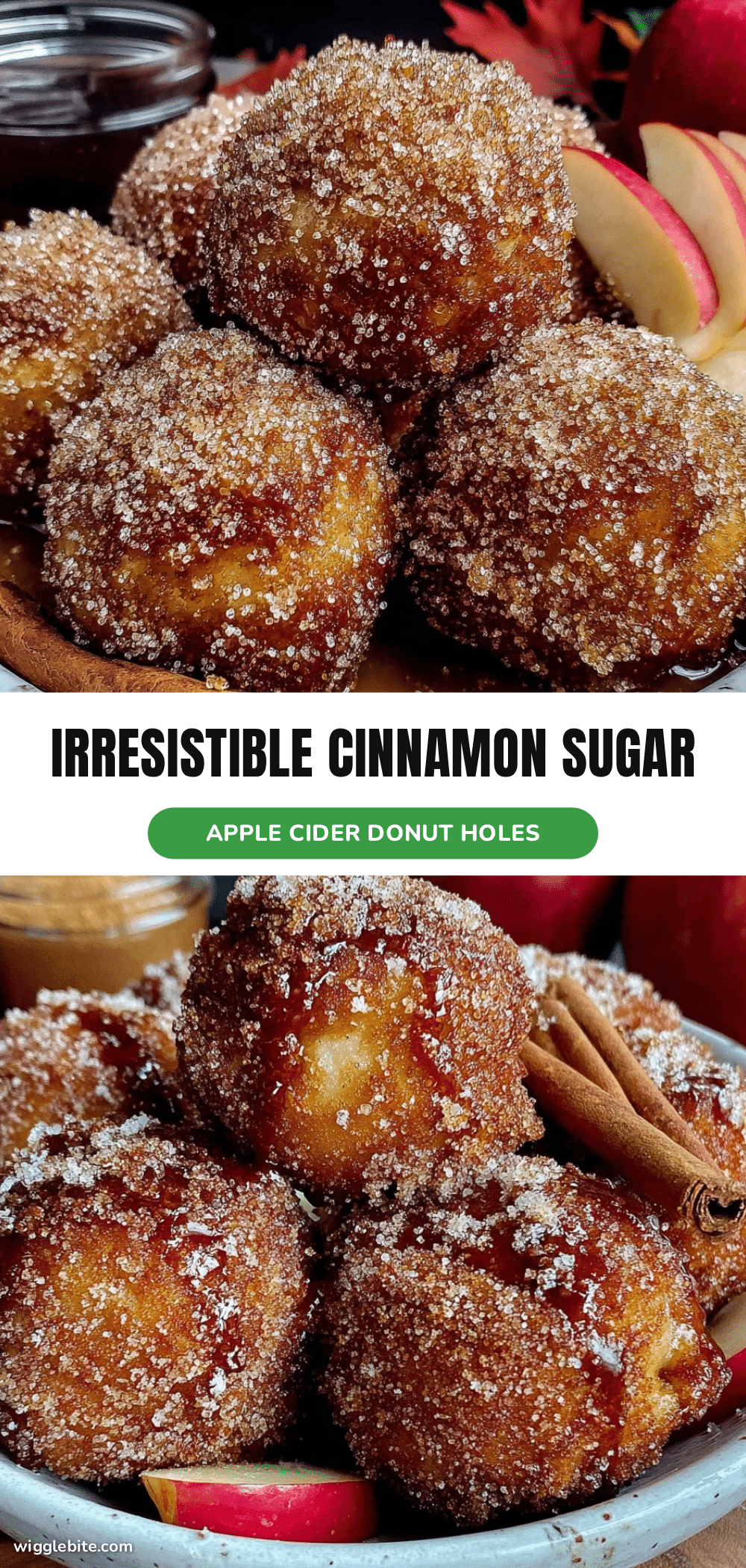 crispy apple cider donut holes recipe