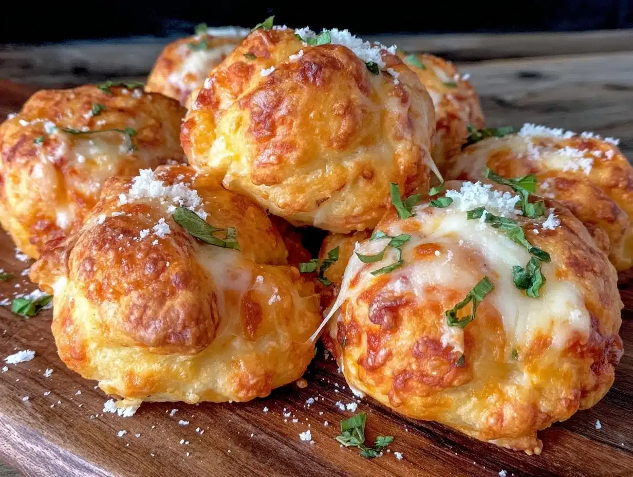crispy cheesy baked pizza rolls - featured image
