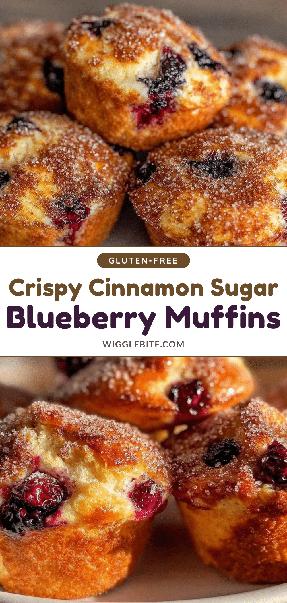 crispy cinnamon sugar blueberry muffins recipe