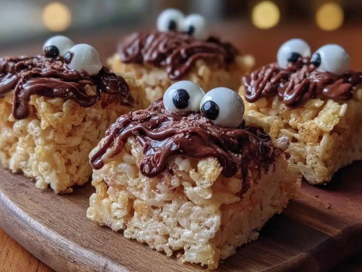 crispy monster rice krispie treats - featured image