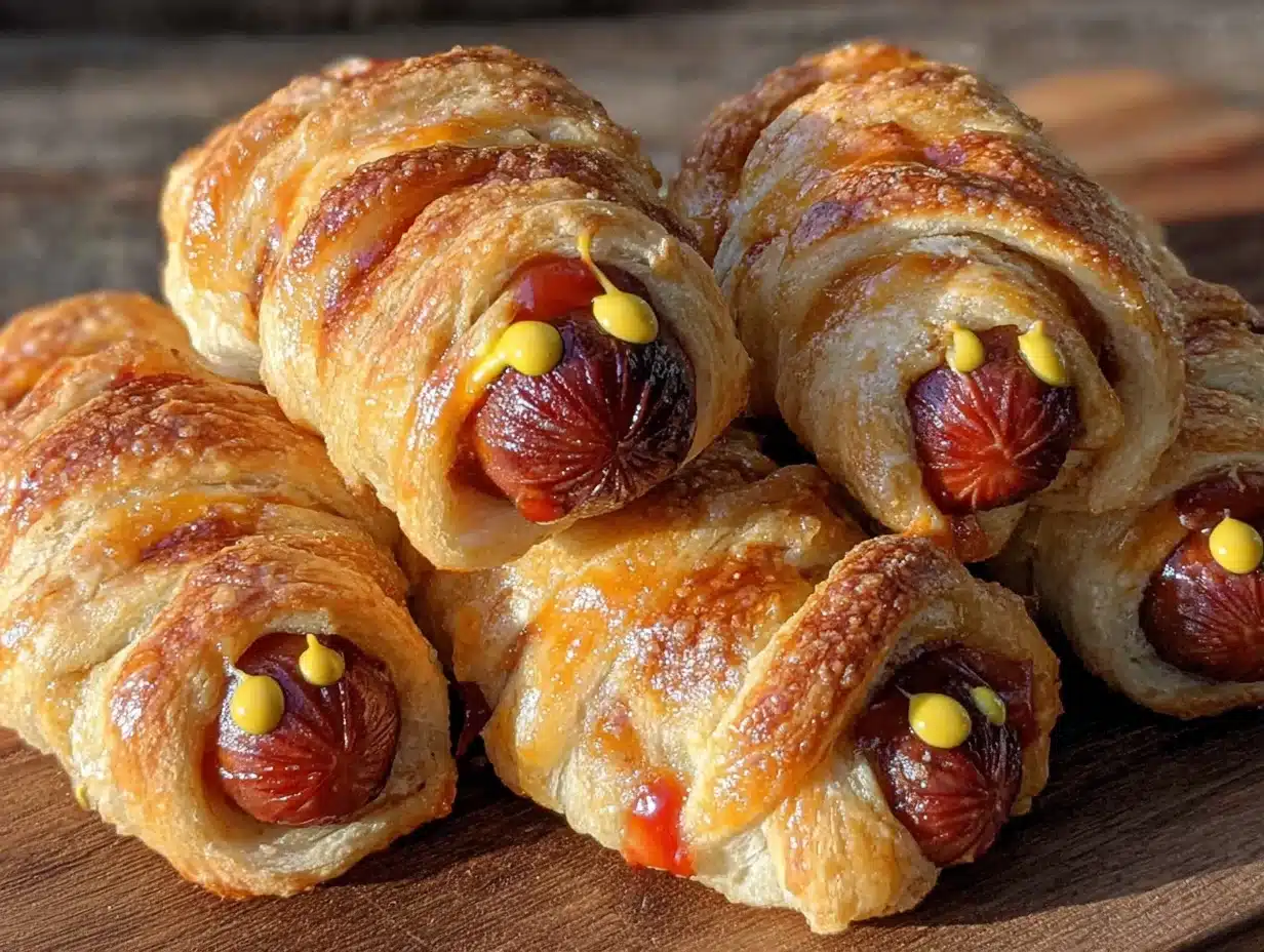 crispy mummy hot dogs - featured image