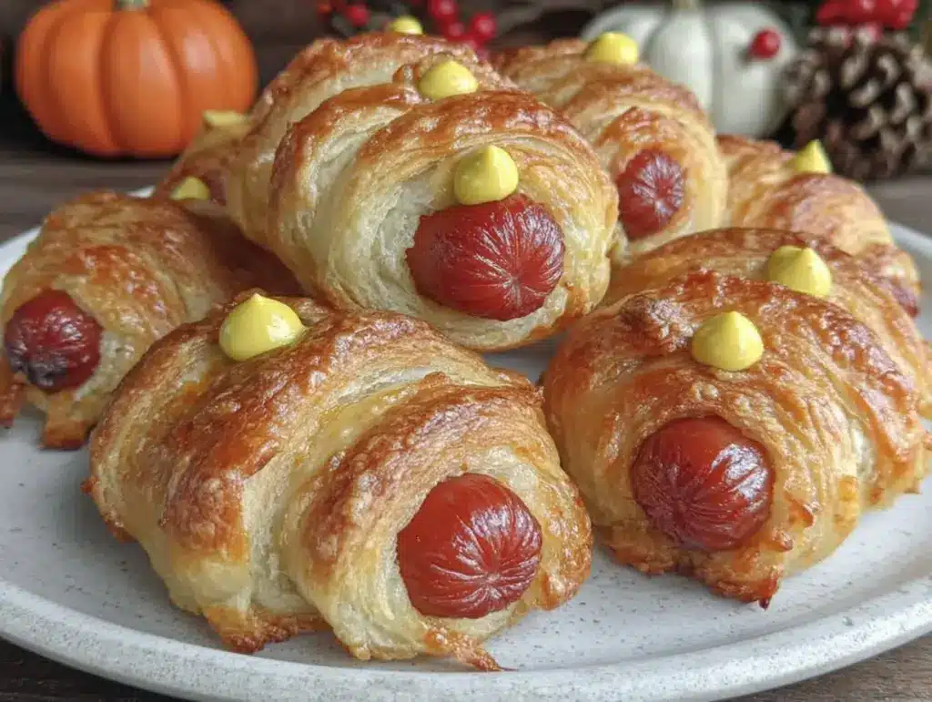 crispy mummy hot dogs - featured image