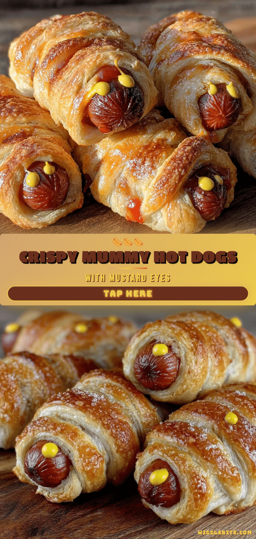 crispy mummy hot dogs recipe