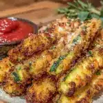 crispy panko zucchini sticks - featured image