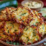crispy parmesan zucchini chips - featured image