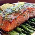 crispy sheet pan salmon - featured image