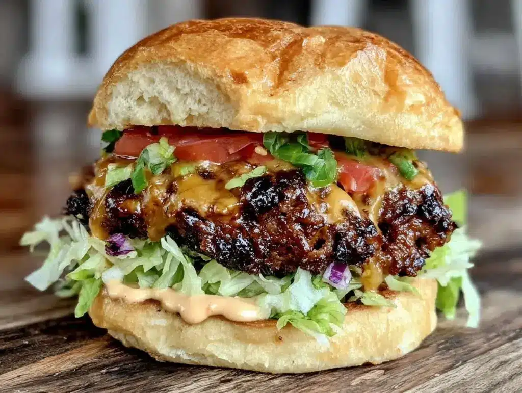 crispy smash burgers - featured image